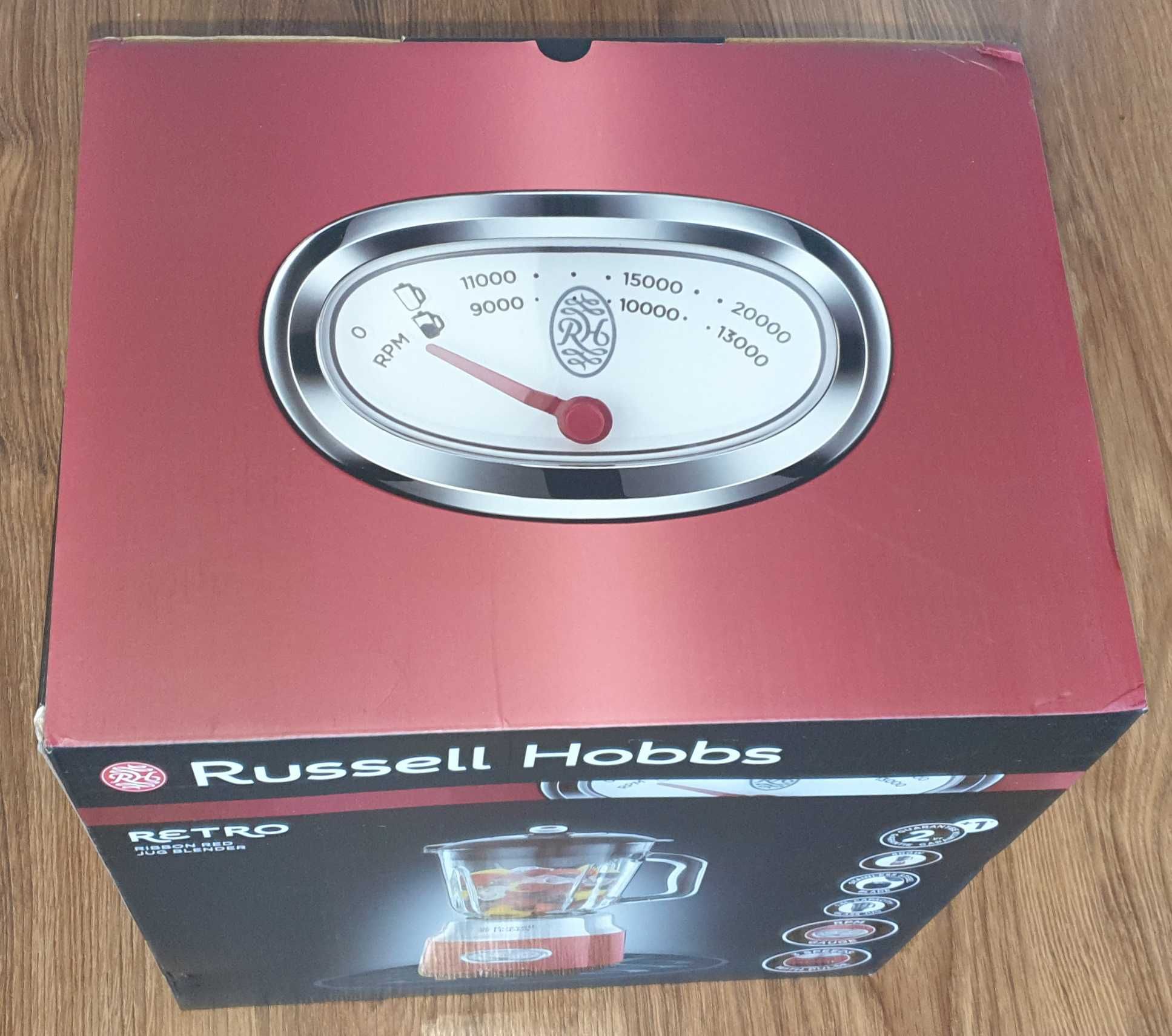 Blender Russell Hobbs retro Ribbon Red blen 800 W