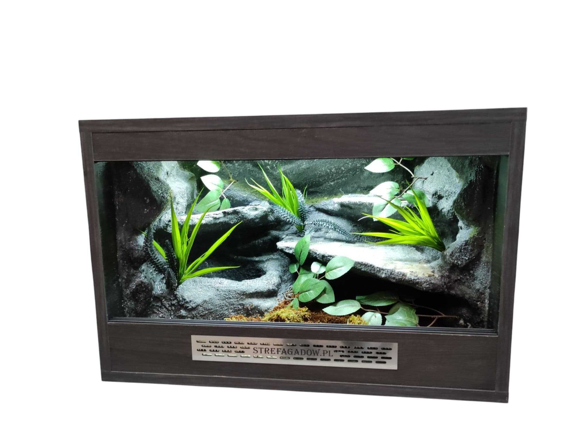 Terrarium pustynne nr715 60/40/40 dla węża boa pyton zbożówka DOSTĘPNE