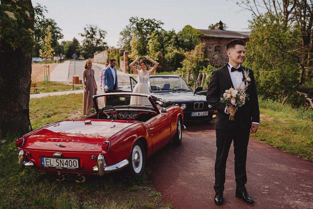 Triumph Spitfire Klasyk Kabriolet do ślubu sesji, sam prowadzisz