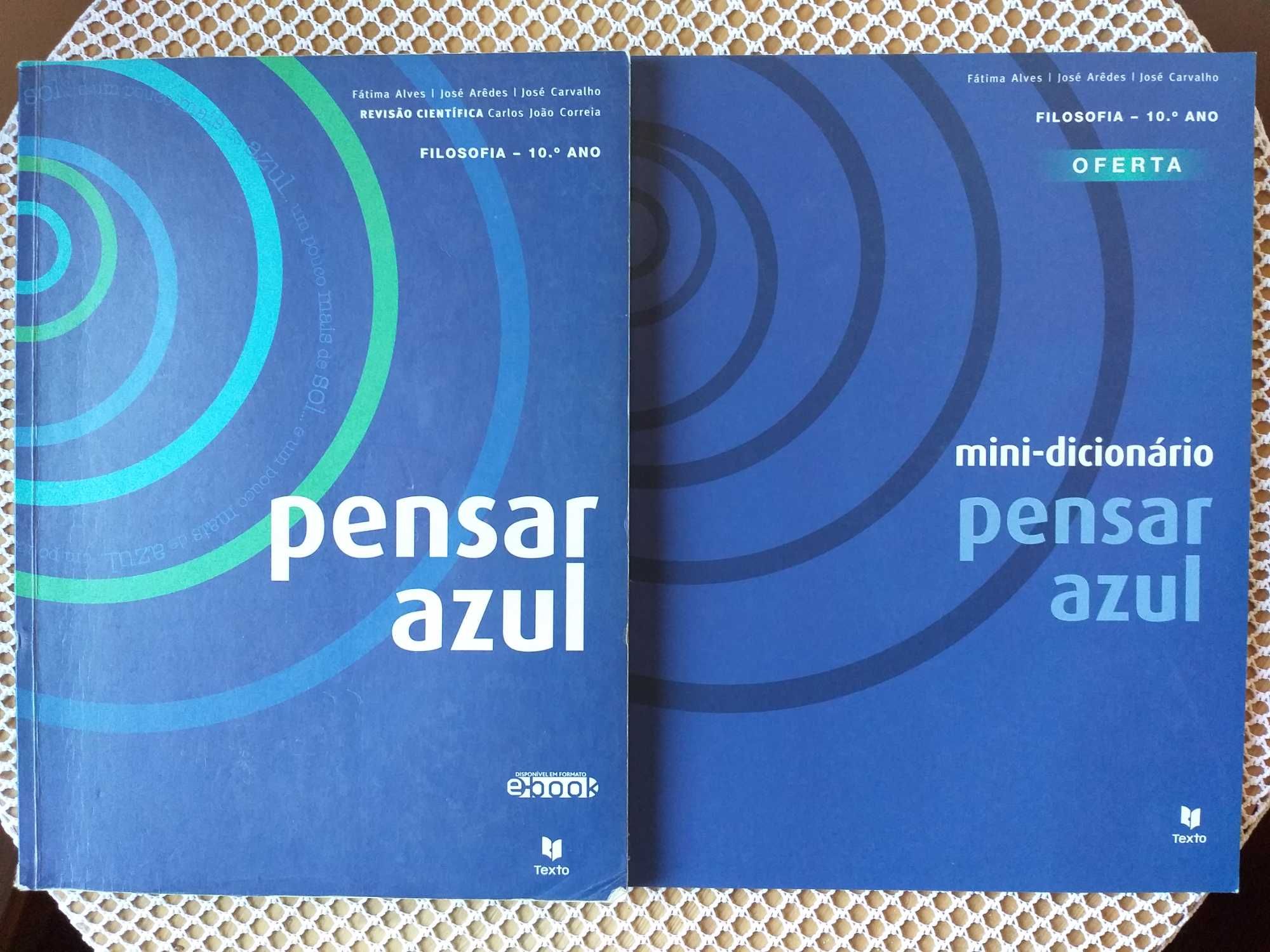 Manual de Filosofia "Pensar Azul" 10° Ano