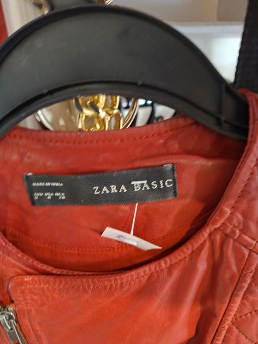 Ramoneska skórzana M stan bardzo dobry wymiary na zdjęciach