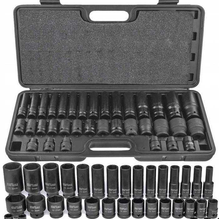 Zestaw Nasadek Udarowych 8-32 Nasadki Udarowe 1/2 Udar 35 Elementów