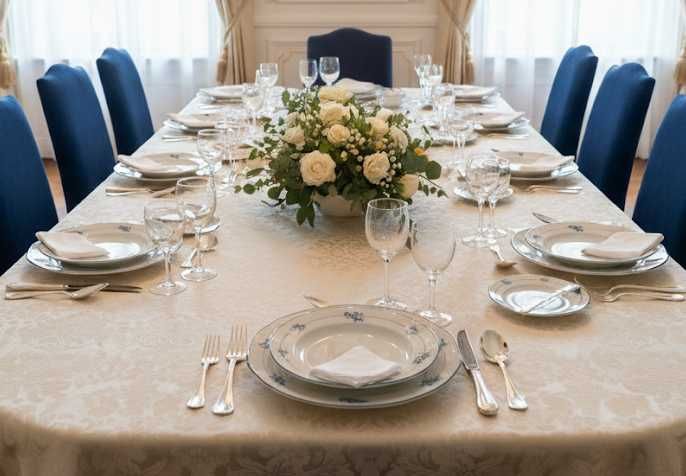 Serviço de jantar da marca Candal