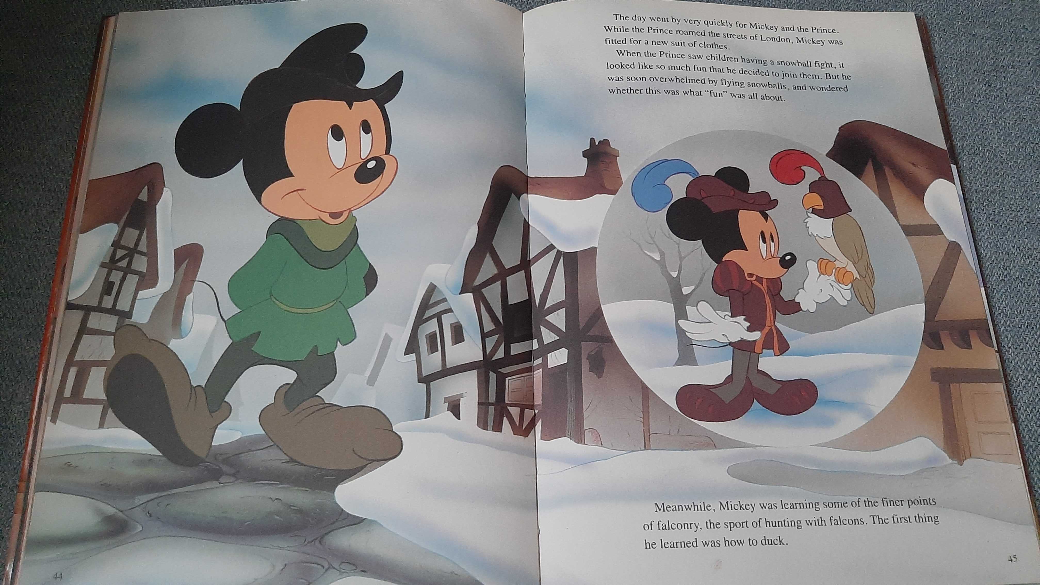 Disney The Prince and the Pauper Książę i żebrak po angielsku A4 Egmon