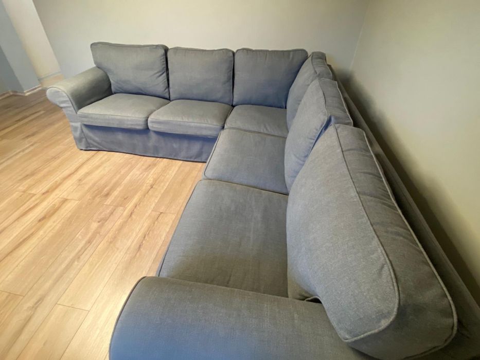 Sprzedam narożnik IKEA EKTORP – szary, wygodny i zadbany!