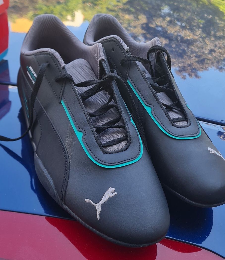 Nowe Buty męskie snikersy Puma Mercedes  R-CAT Czarne 43-44
