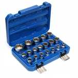 ZESTAW NASADEK TORX KLUCZE NASASOWE 19SZT KD10347