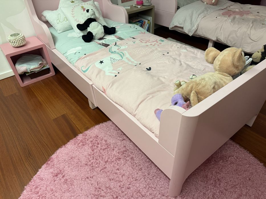 Cama extensivel IKEA Busunge 80 x 200 menina criança