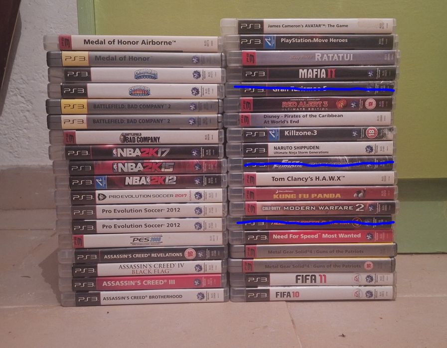 Vendo vários jogos PS3