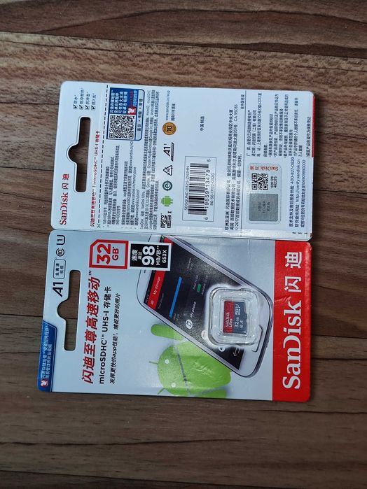 Нова Карта пам'яті SanDisk Ultra micro SD 32Gb UHS-I 10 A1