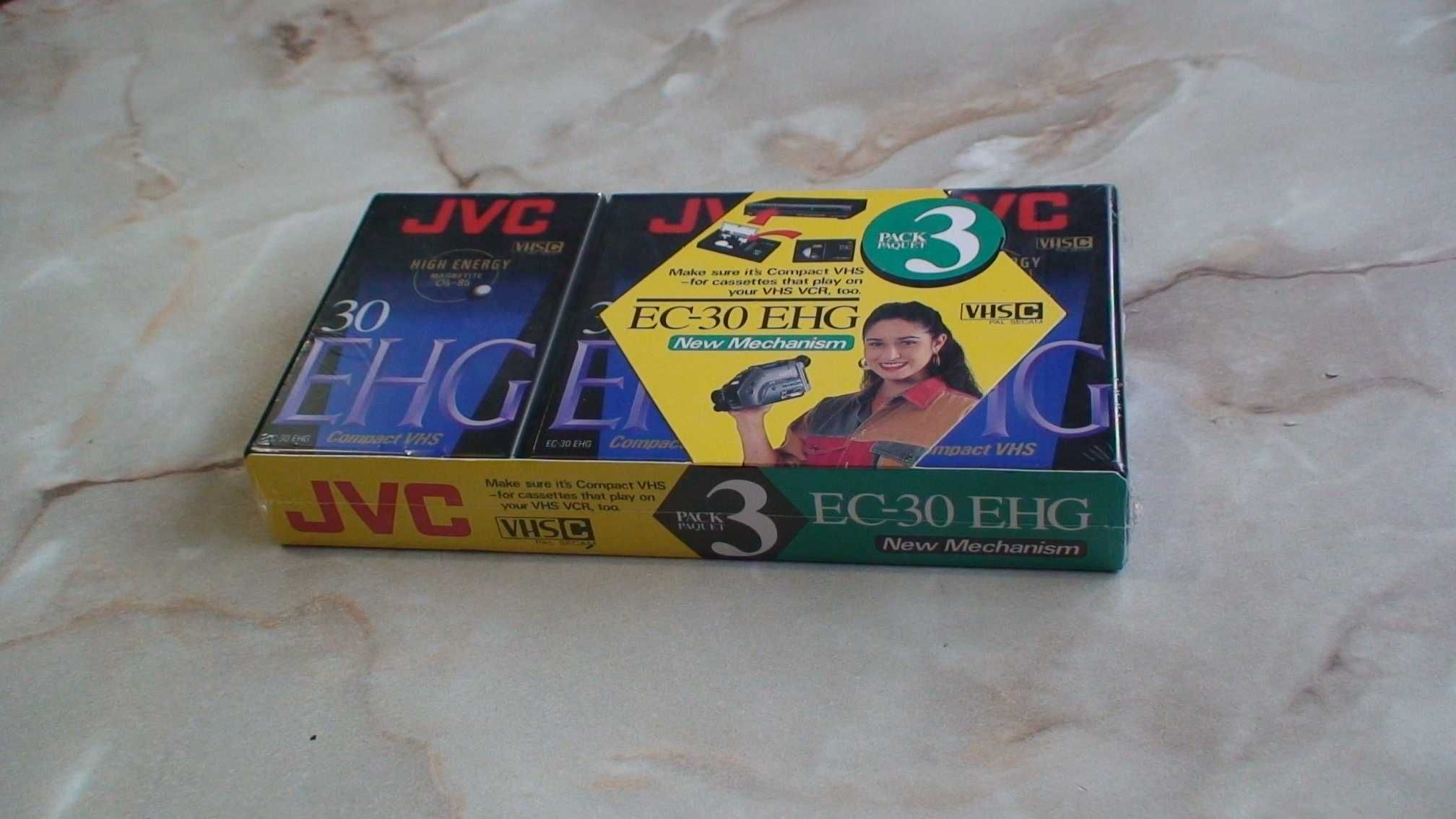 Відеокасети JVC EC-30 EHG 3 шт.