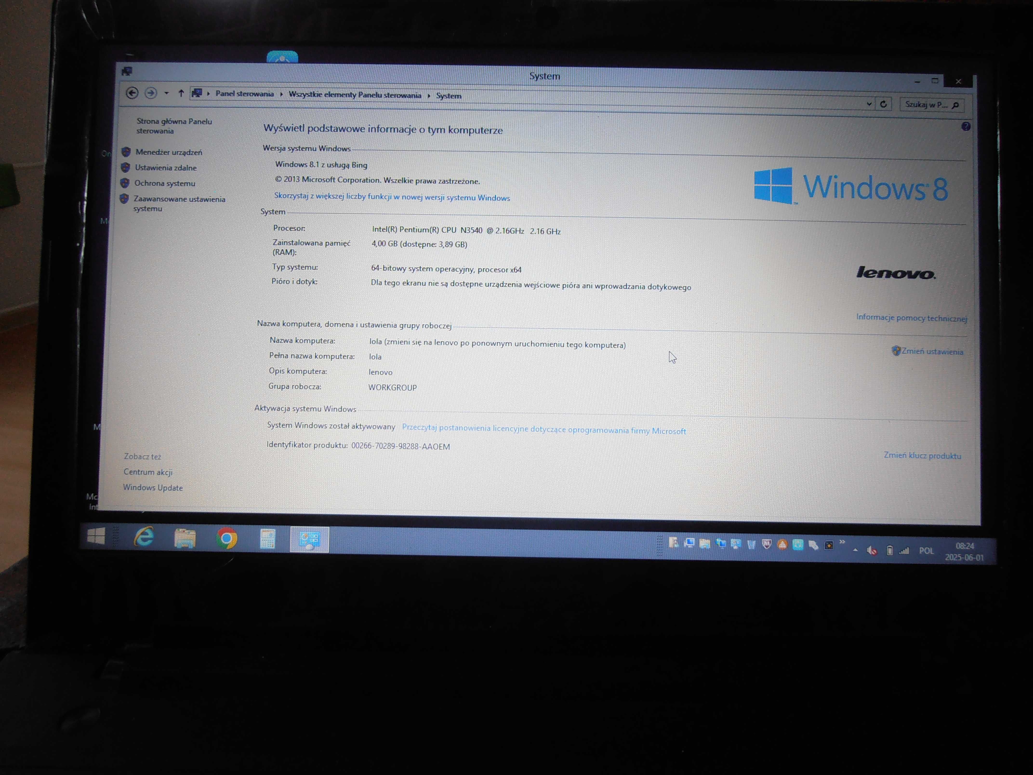 laptop lenovo g50-30 sprawny 1T