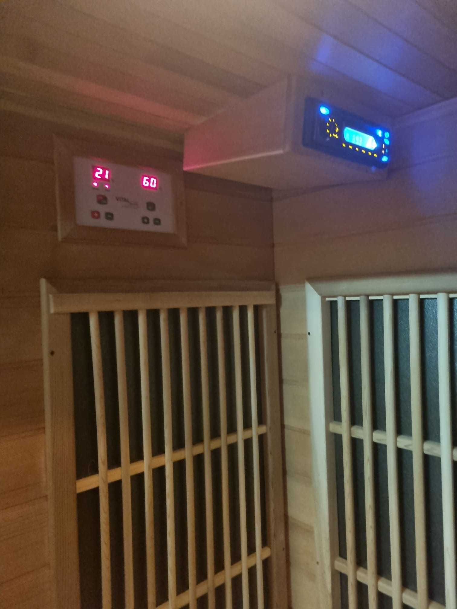 Sauna FIŃSKA + Sauna INFRARED 2w1 na podczerwień sucha 2-3 RADIO FM