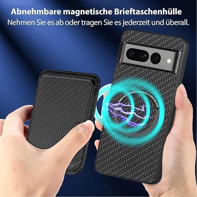 Plecki Etui Magsafe Case Obudowa Google Pixel 7Pro Portfel Magnetyczny