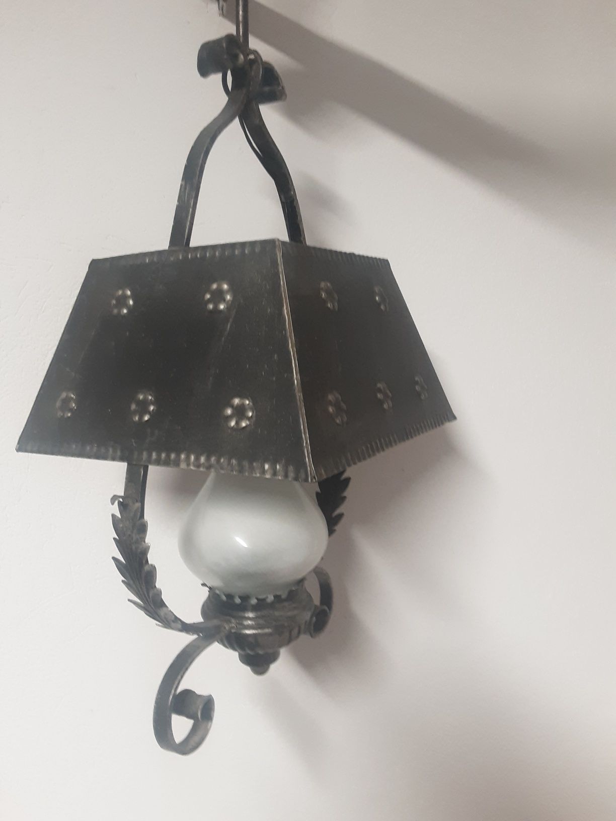 Lampa retro  ręczna robota