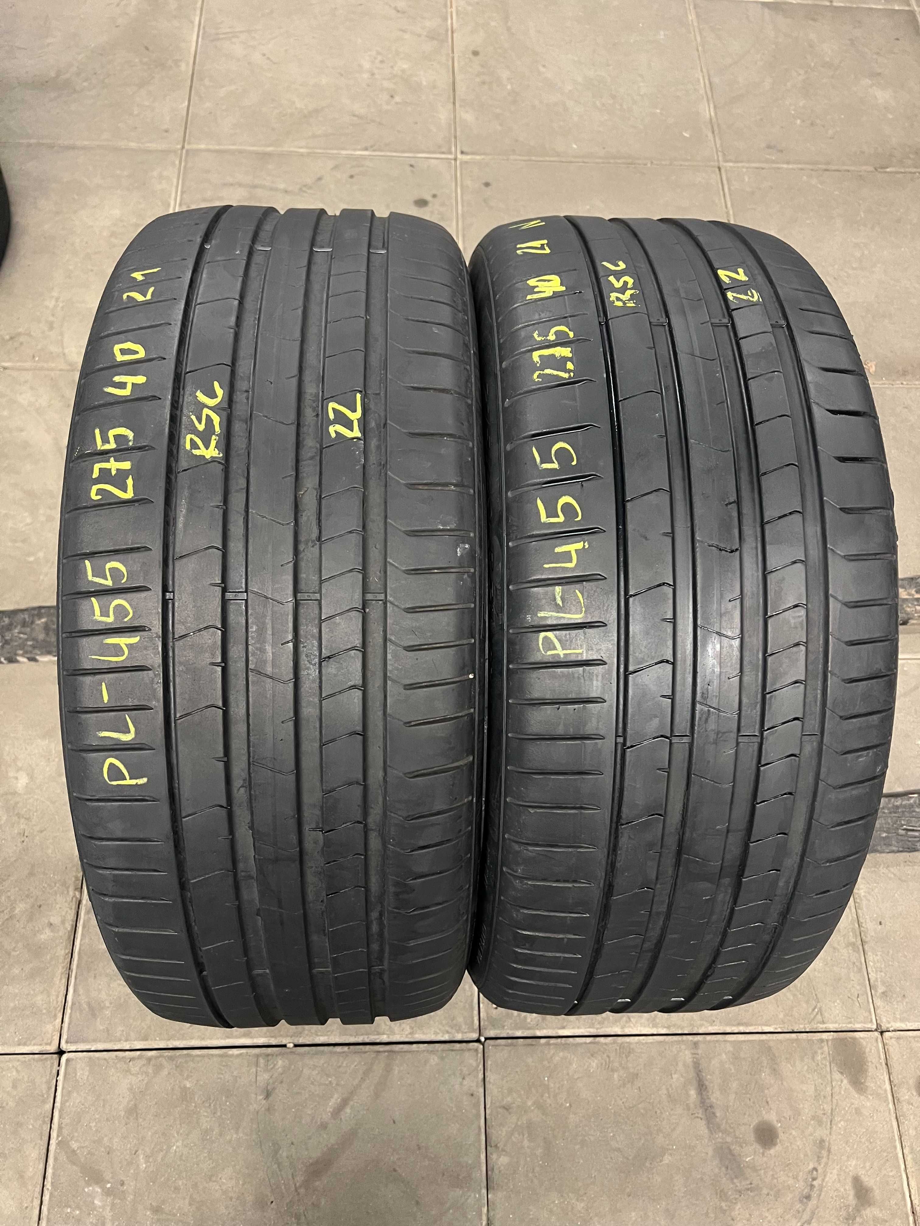 Opony letnie 275/40/R21 Pirelli P Zero PZ4 RSC runflat / 2022r - 2 szt