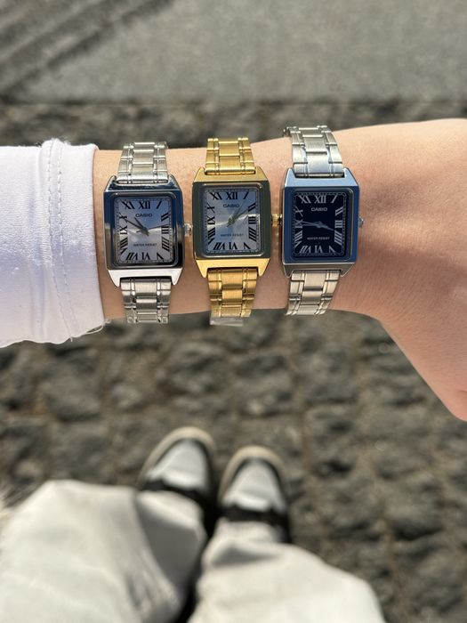 Жіночий годинник касіо оригінал casio LTP-V007D-7B женские часы