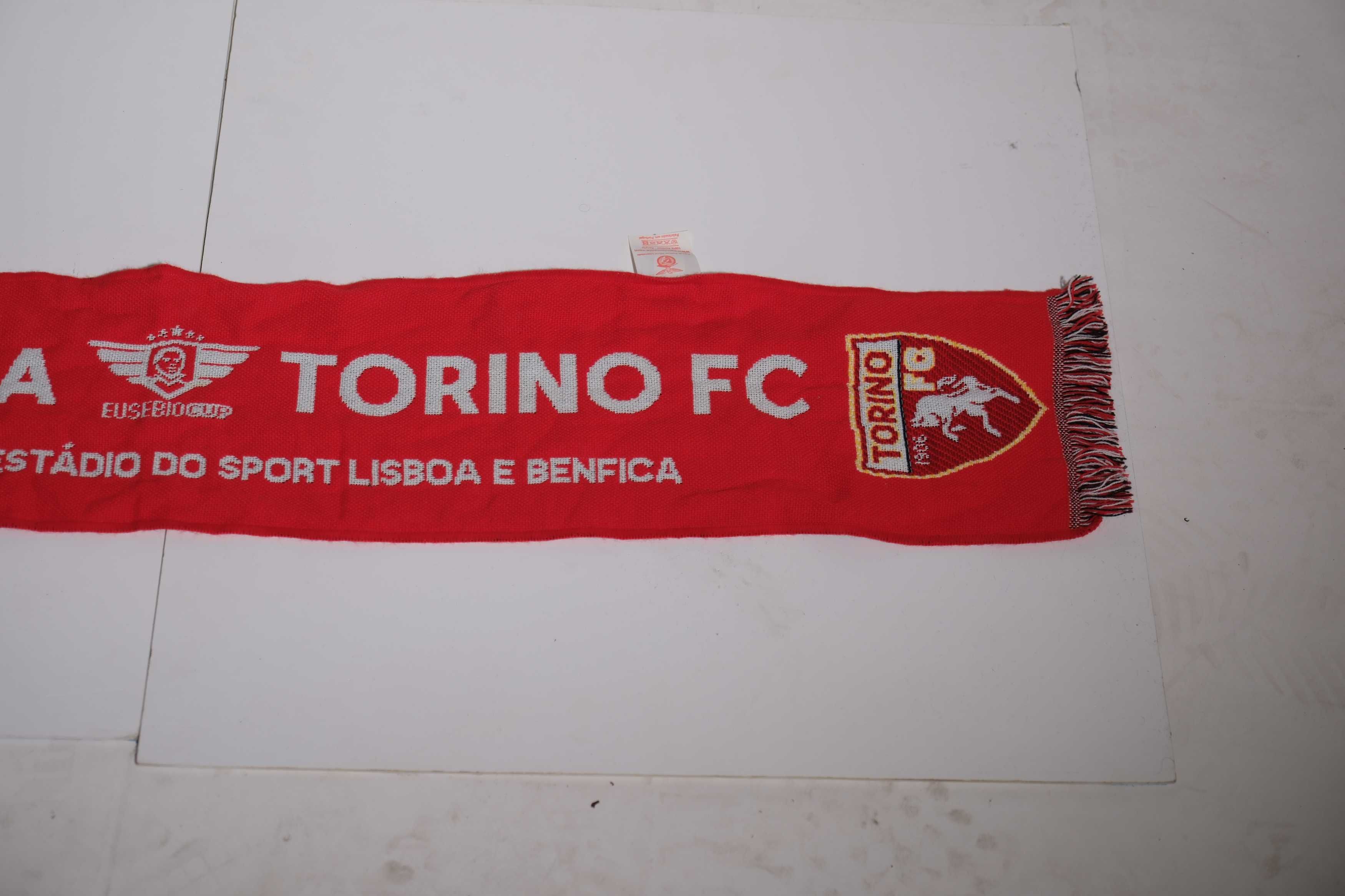 Cachecol SL Benfica vs Torino FC - Jogo Eusebio Cup 2016