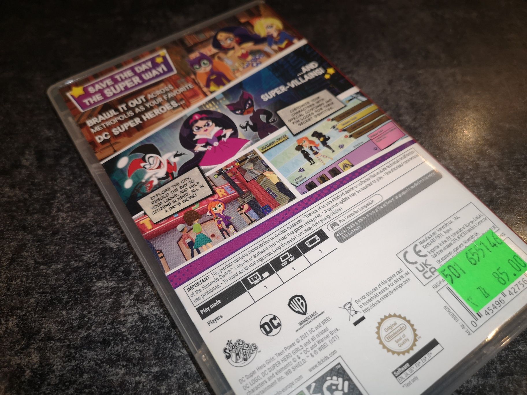 DC Super Hero Girls SWITCH Nintendo gra (możliwość wymiany) sklep