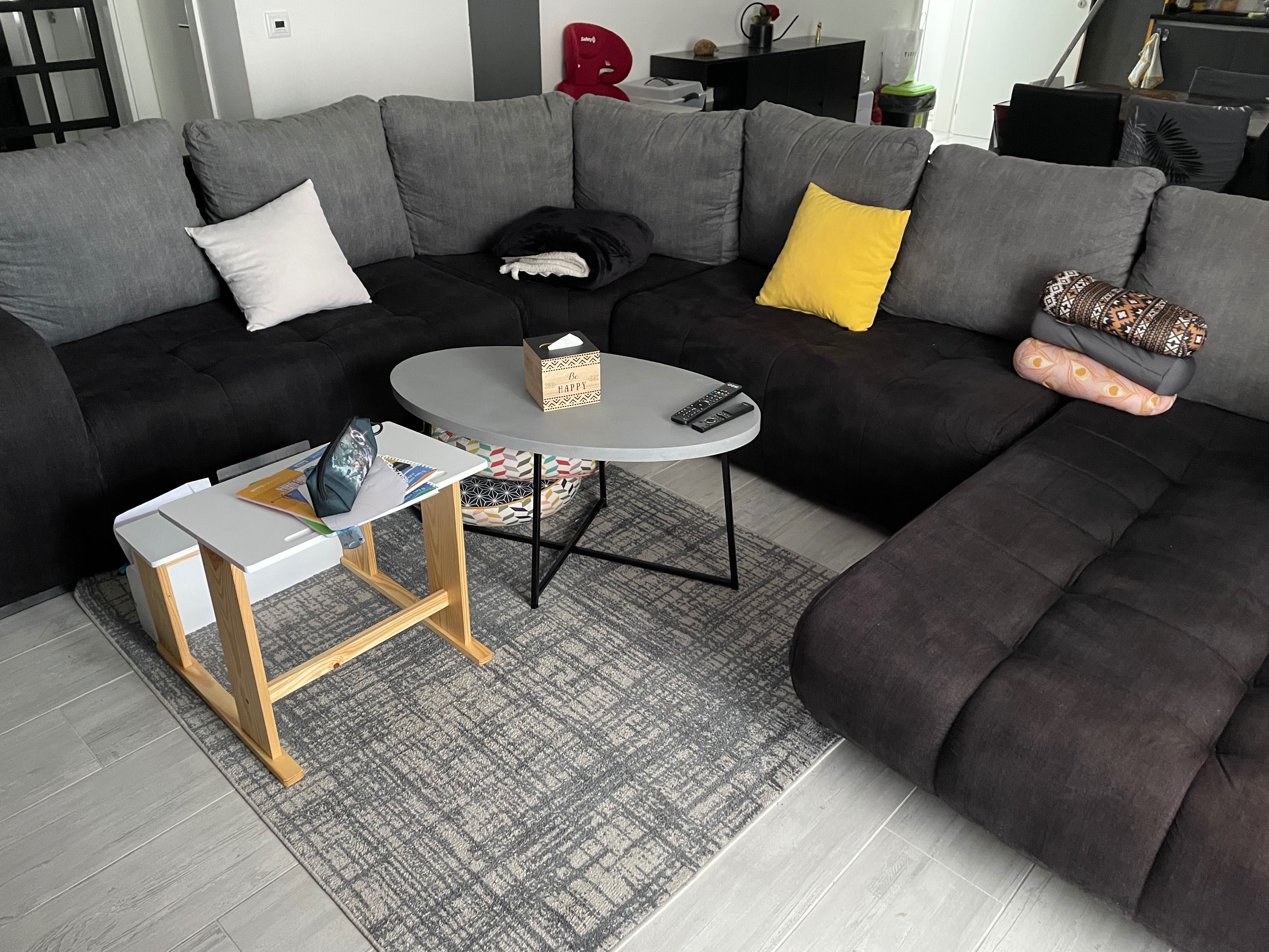 Sofa XXL cinzento