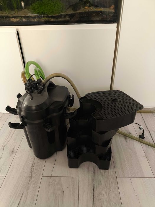 akwarium 240 l z klapa I dwoma lampami ledowymi (bez niczego)