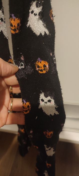 H&M rajstopy dla dziewczynki Halloween 110/116