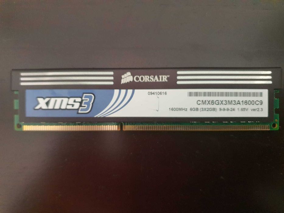 Memória RAM DDR3 1.600Mhz G.Skill 6GB e Corsair 6GB - Total 12GB