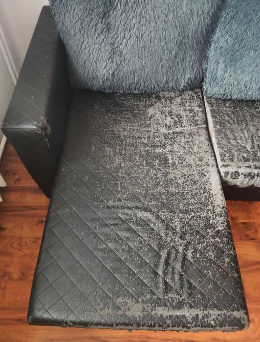 rozkładana sofa narożnik do spania 250 x 170 cm 2 pojemniki na pościel