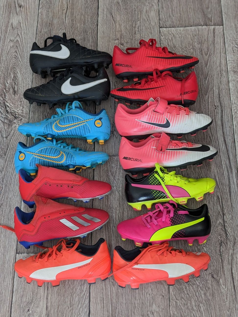Дитячі буци копочки сороконіжки Nike Adidas Puma