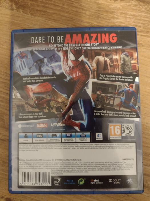 The Amazing Spider-man 2 PS4 PS5