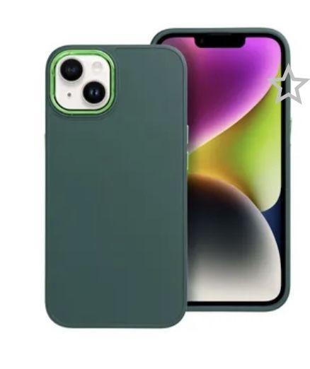 Etui Frame Case iPhone 13 zielony