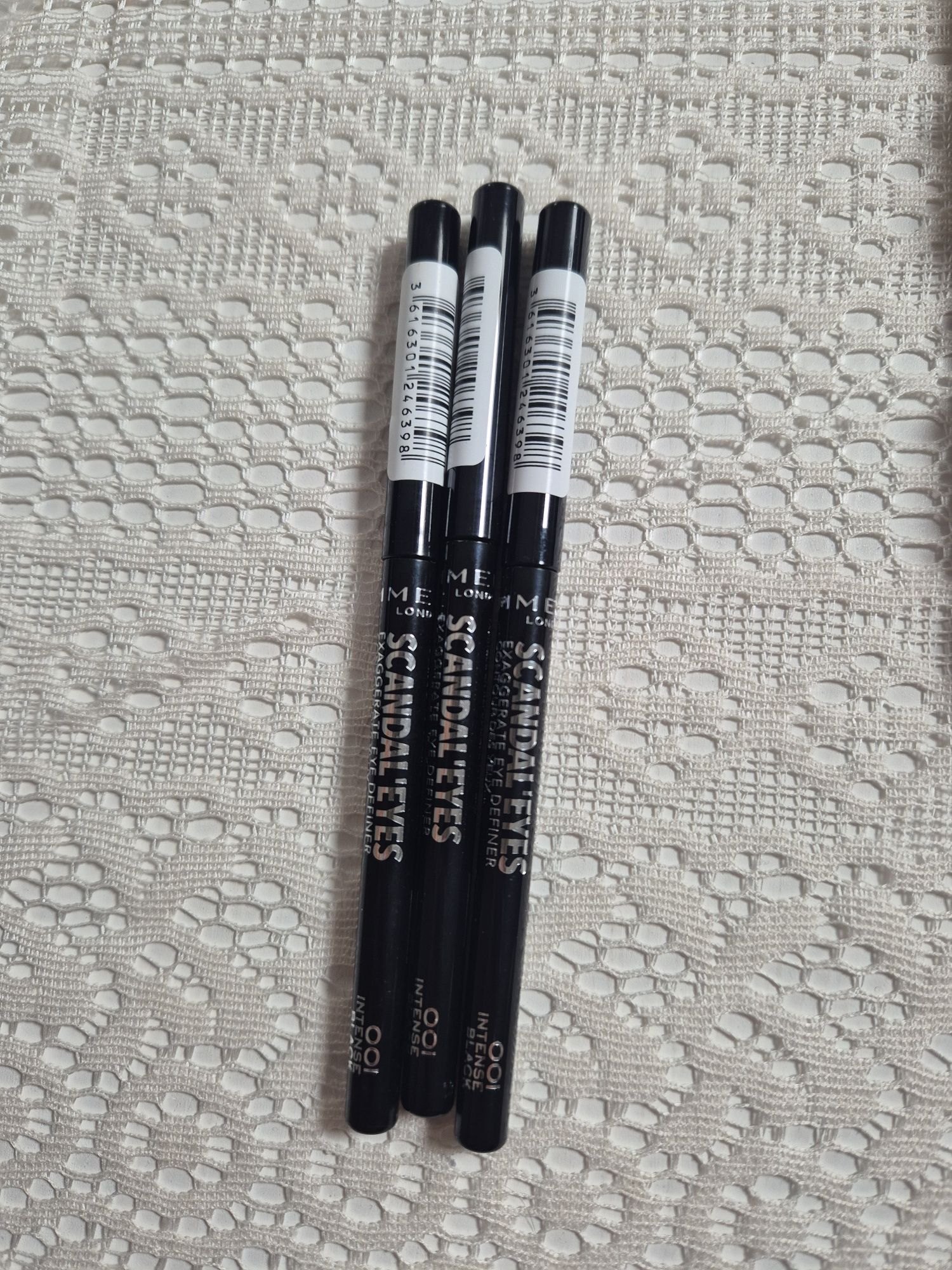 Kredki do oczu czarne eyeliner cat eye rimmel eveline Golden rose