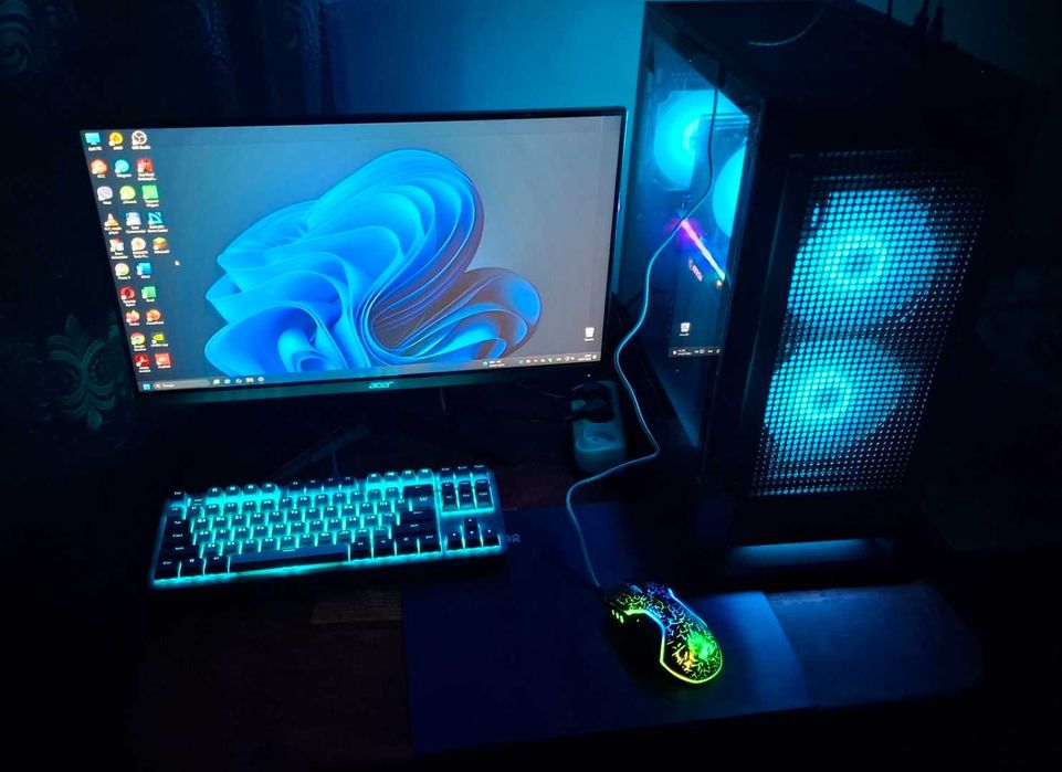 Продаж ігрового пк RTX 3060 INTEL Core i5 12400F з монітором 180 герц