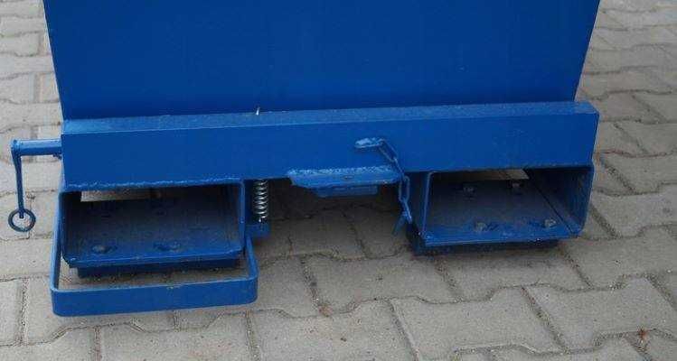 Pojemnik samowyładowczy NTK 900L.Kontener metalowy