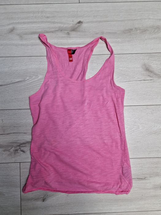 Różowy t-shirt top H&M r M 38