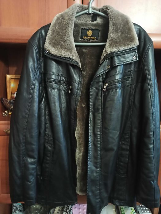 куртка чоловіча кожана розмір 50 зимова
