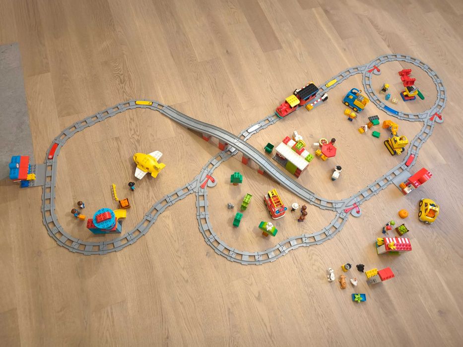 LEGO Duplo pociąg parowy (10874, 10872, 10882 i inne) - duża kolekcja