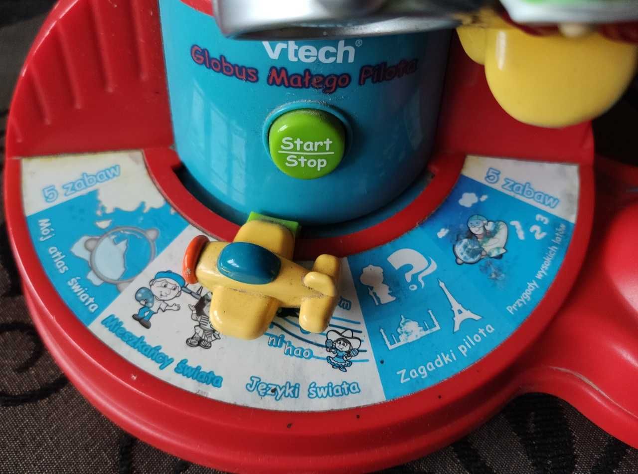 Vtech Globus Małego Pilota zabawka edukacyjna interaktywna