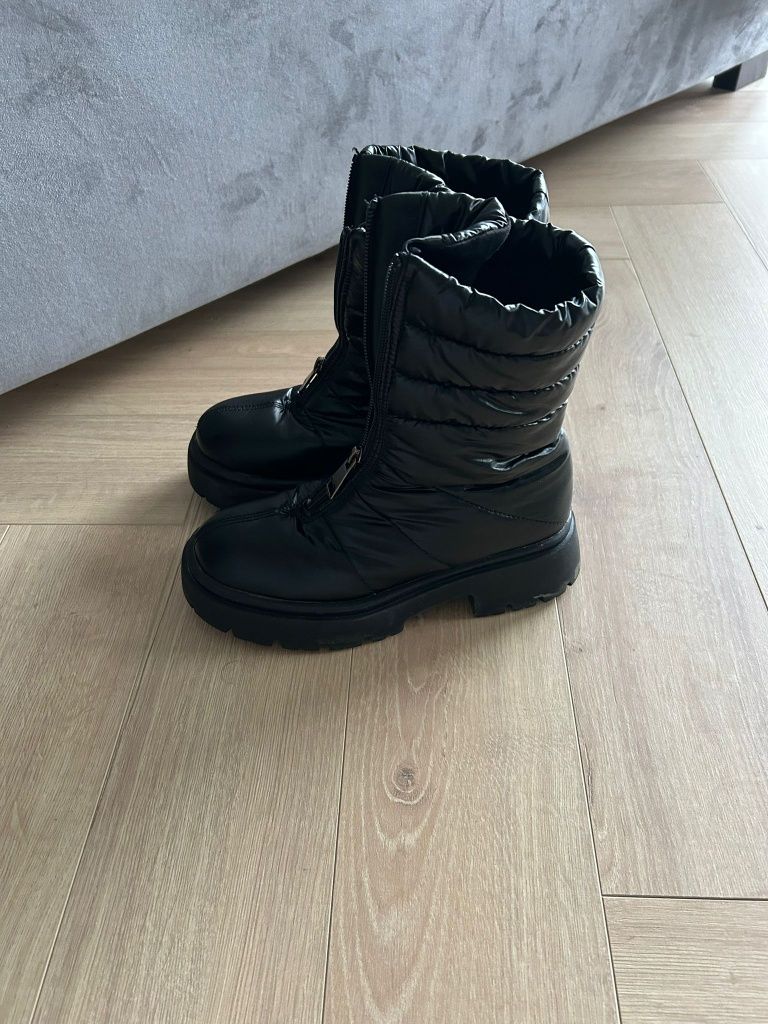 Śniegowce pikowane kozaki rozm.36