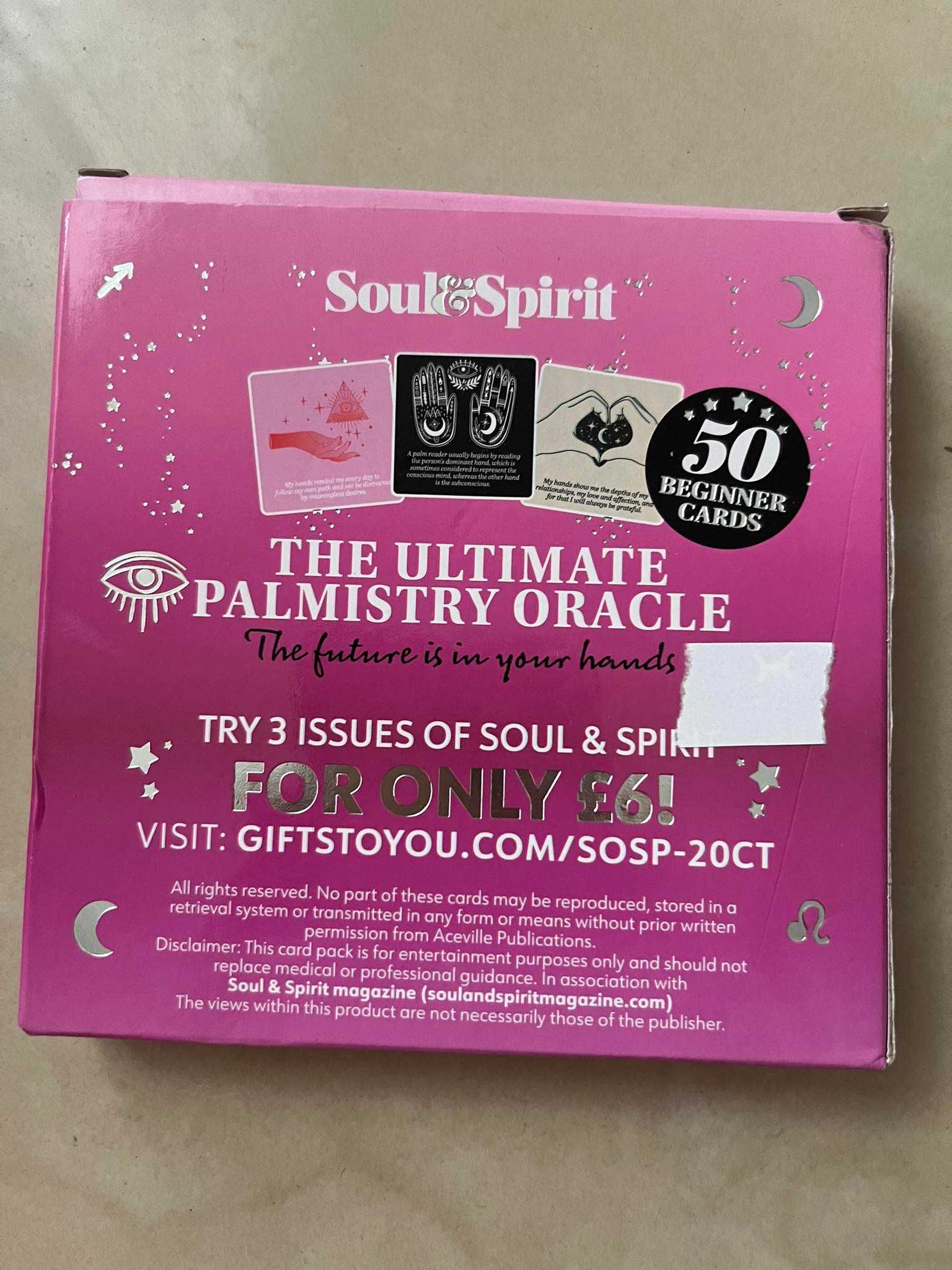 Karty do wróżb The Ultimate Palmistry Oracle