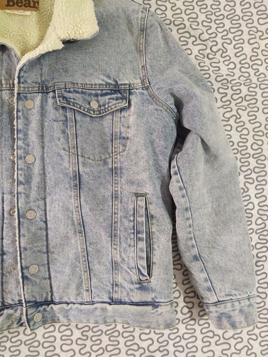 Casaco de ganga super quente  e confortável. Interior forrado.