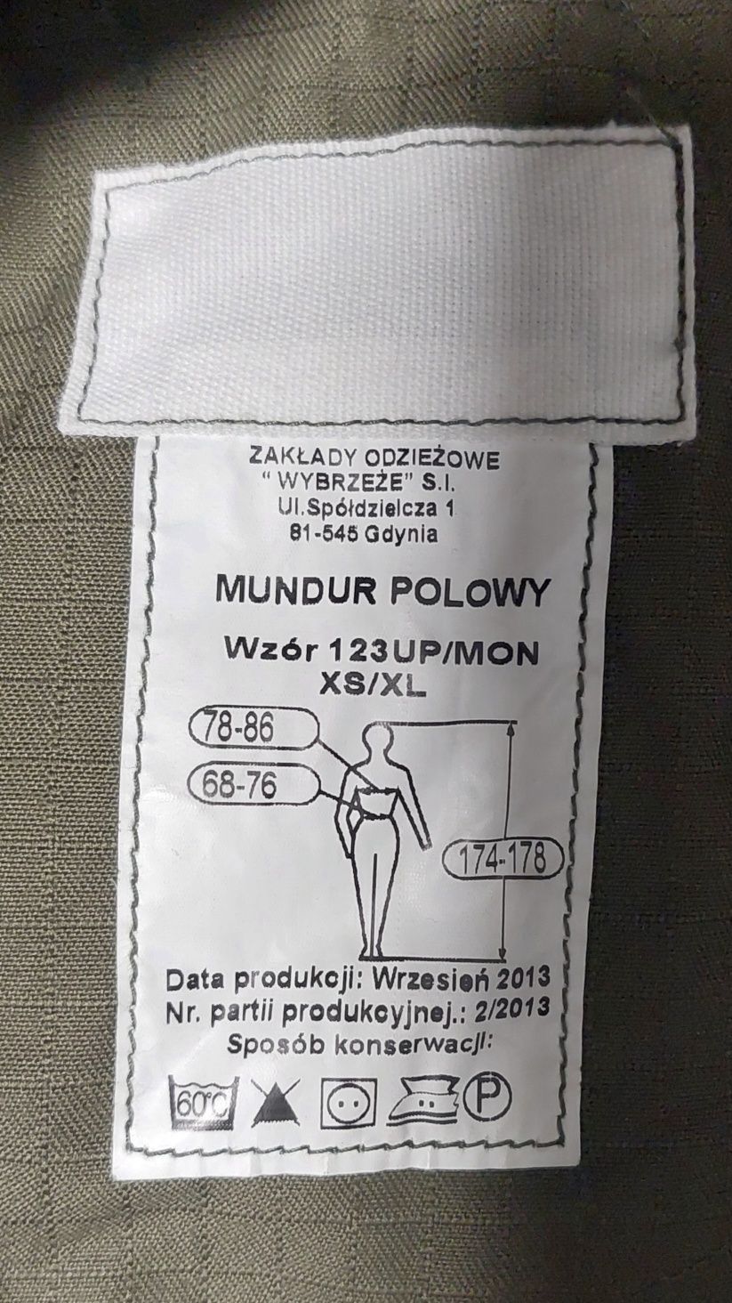 Bluza wojskowa 123UP/MON