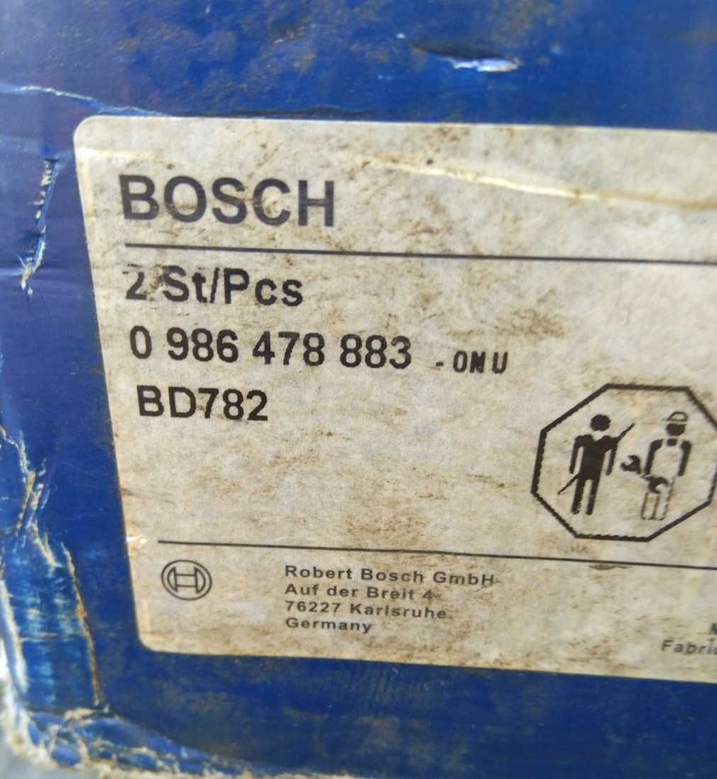 Тормоз дисковый передний Bosch 986478883 (2 шт комплект) нові