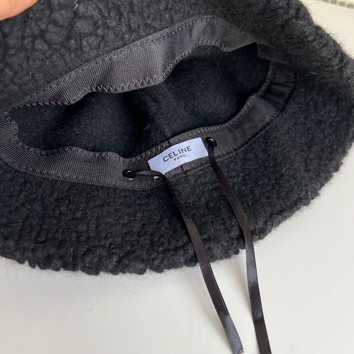 Celine czapka-kapelusz Bucket hat wełna