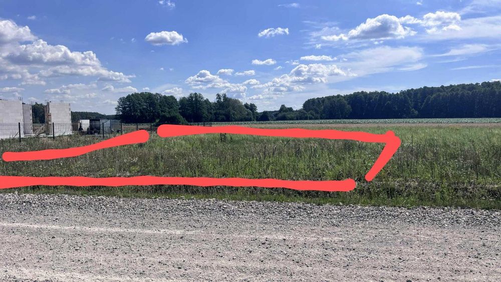 Działka budowlana 1157 mkw, Piotrków, Rozprza