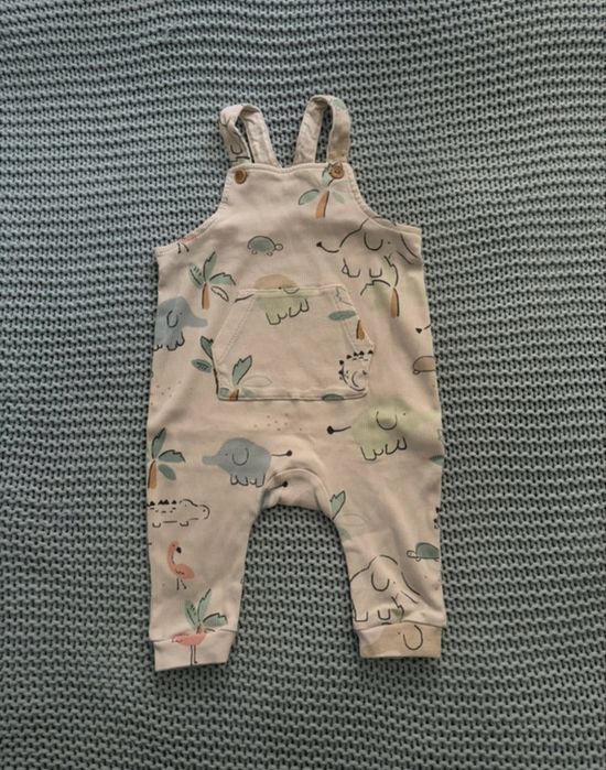 Spodnie ogrodniczki H&M 62