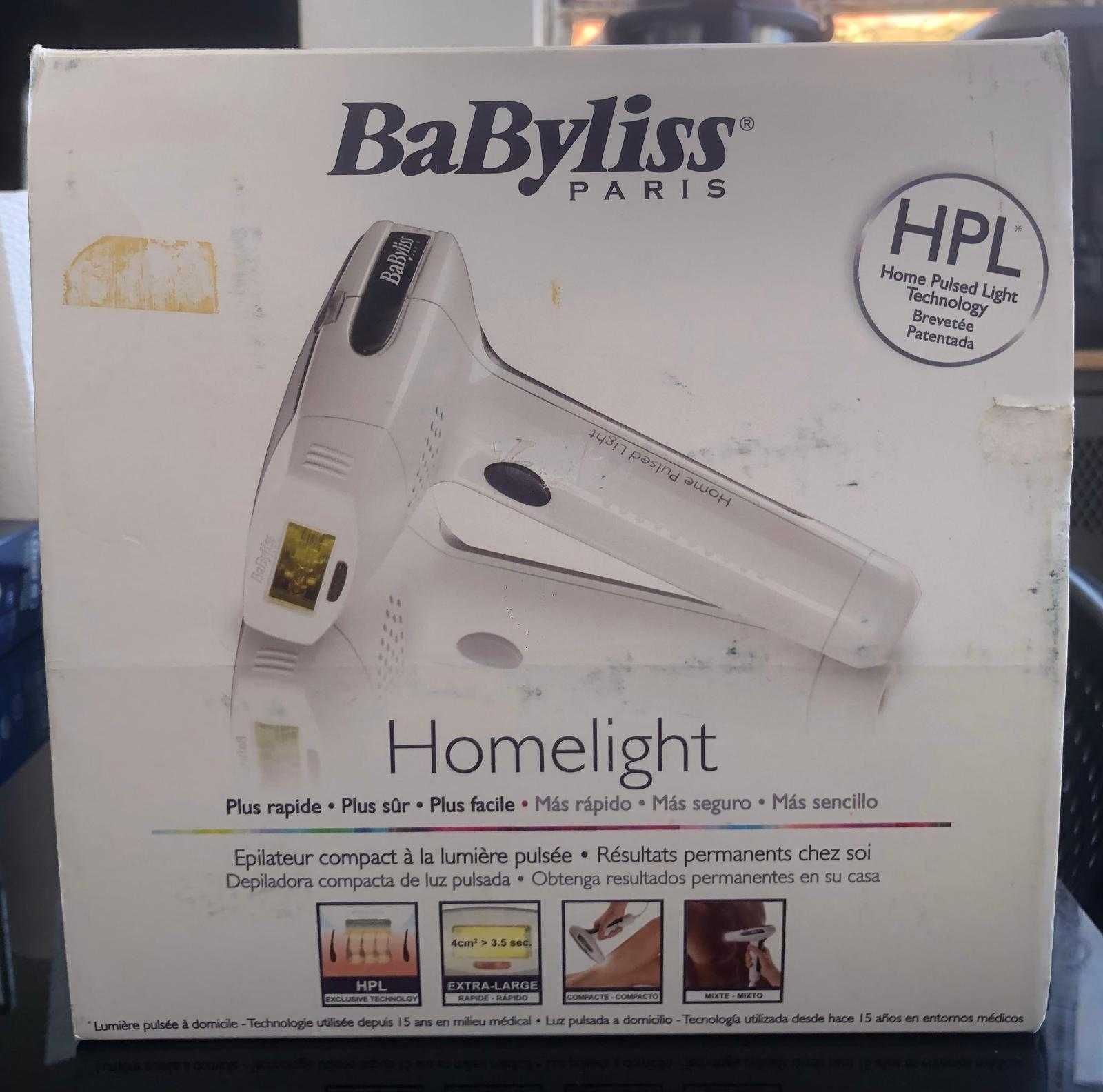 Depiladora luz pulsada babyliss modelo G910E