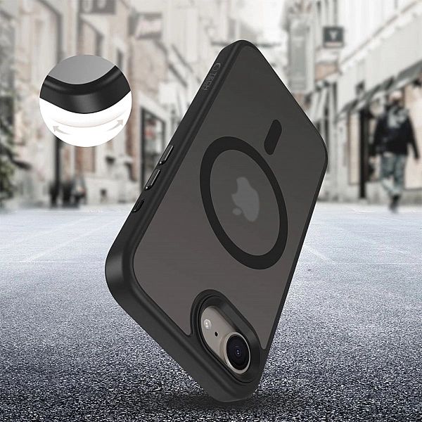 Etui Tech-Protect MagMat MagSafe na iPhone 16e - czarny mat