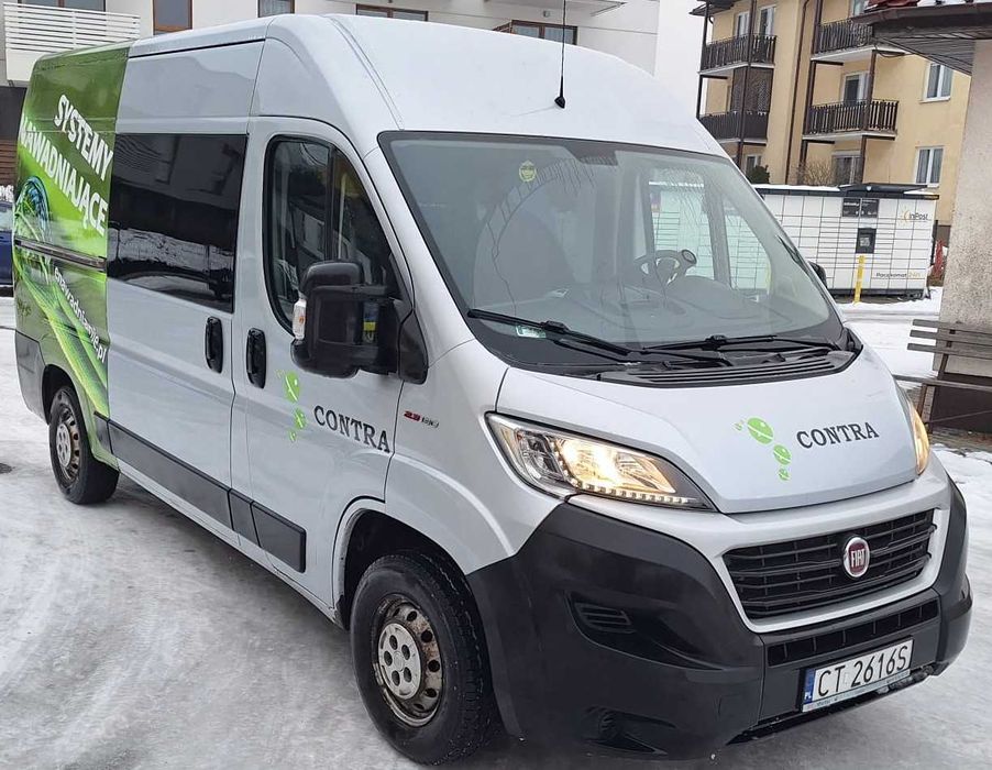 Fiat Ducato 2.3 Diesel • Furgon Blaszak • 7-osobowy • 2018