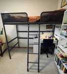 Łóżko piętrowe IKEA TUFFING 90x200 + biurko IKEA MICKE 105x50 GRATIS
